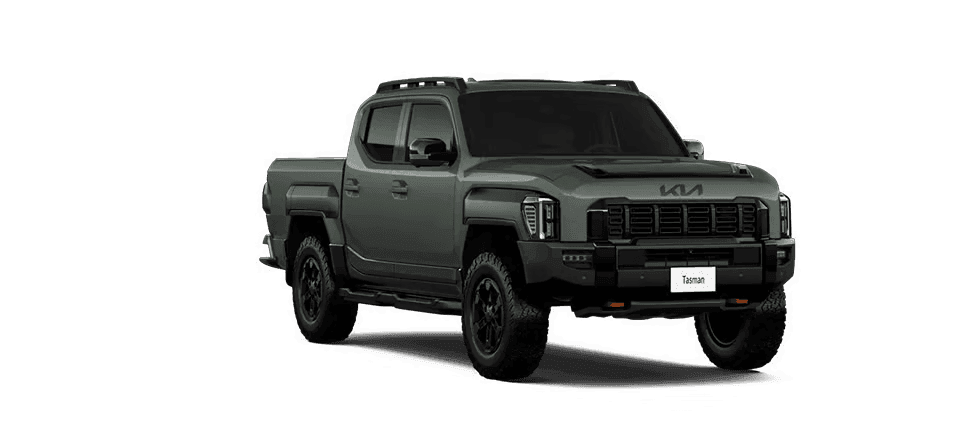 The Kia Tasman XLine lateral